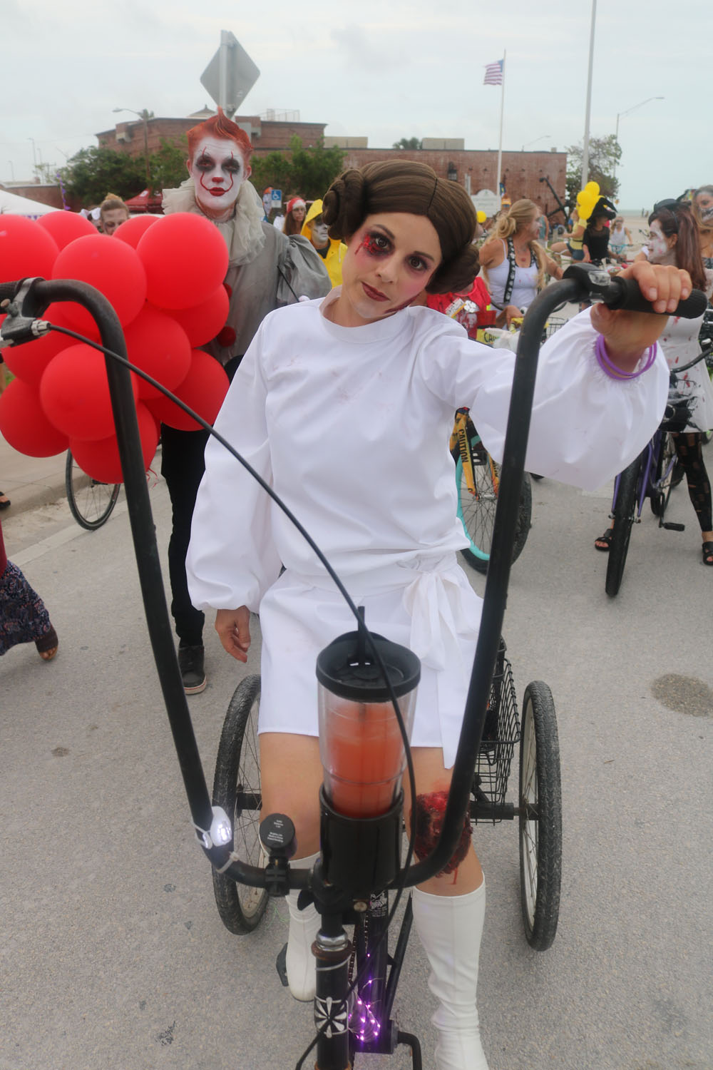Zombie Bike Ride 2017 photo - Duval Street, Key West